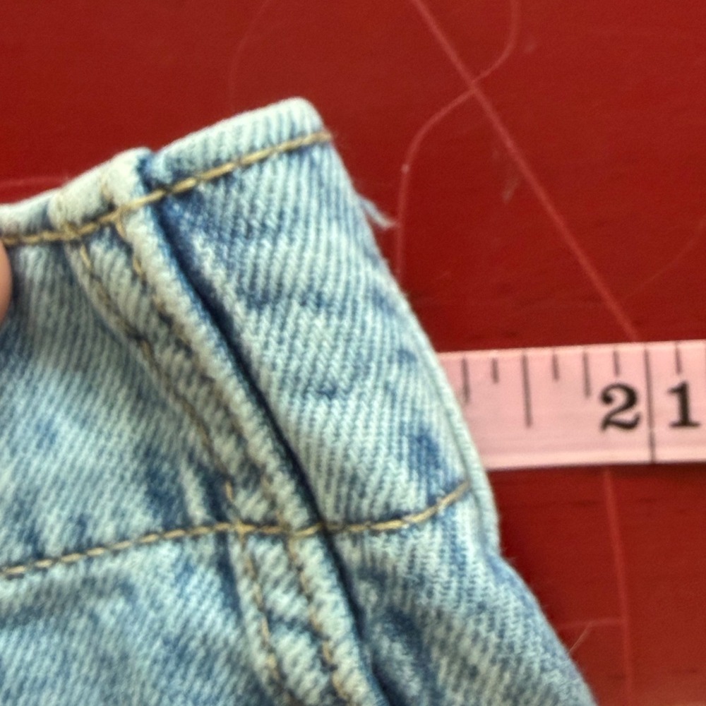 Old Navy Baggy Wide Leg Jeans Womens 16  Drapey Denim Y2K High Rise Patch Pocket - Picture 8 of 12
